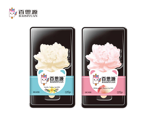 两种口味花形款3D雪...